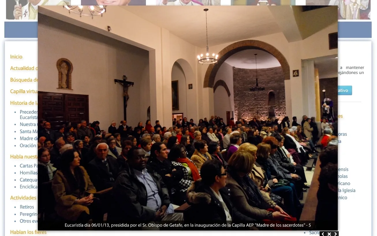 Captura de Adoración Eucarística Perpetua
