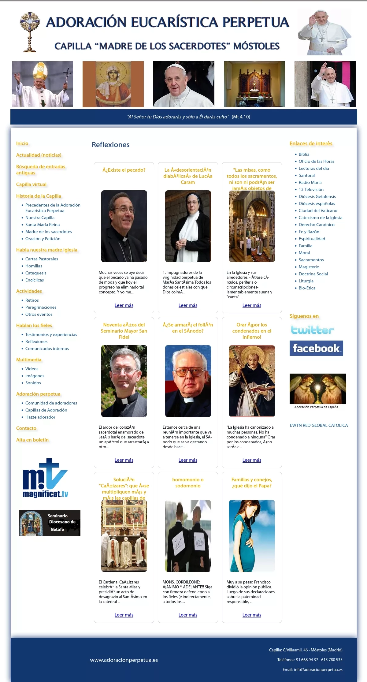 Captura de Adoración Eucarística Perpetua