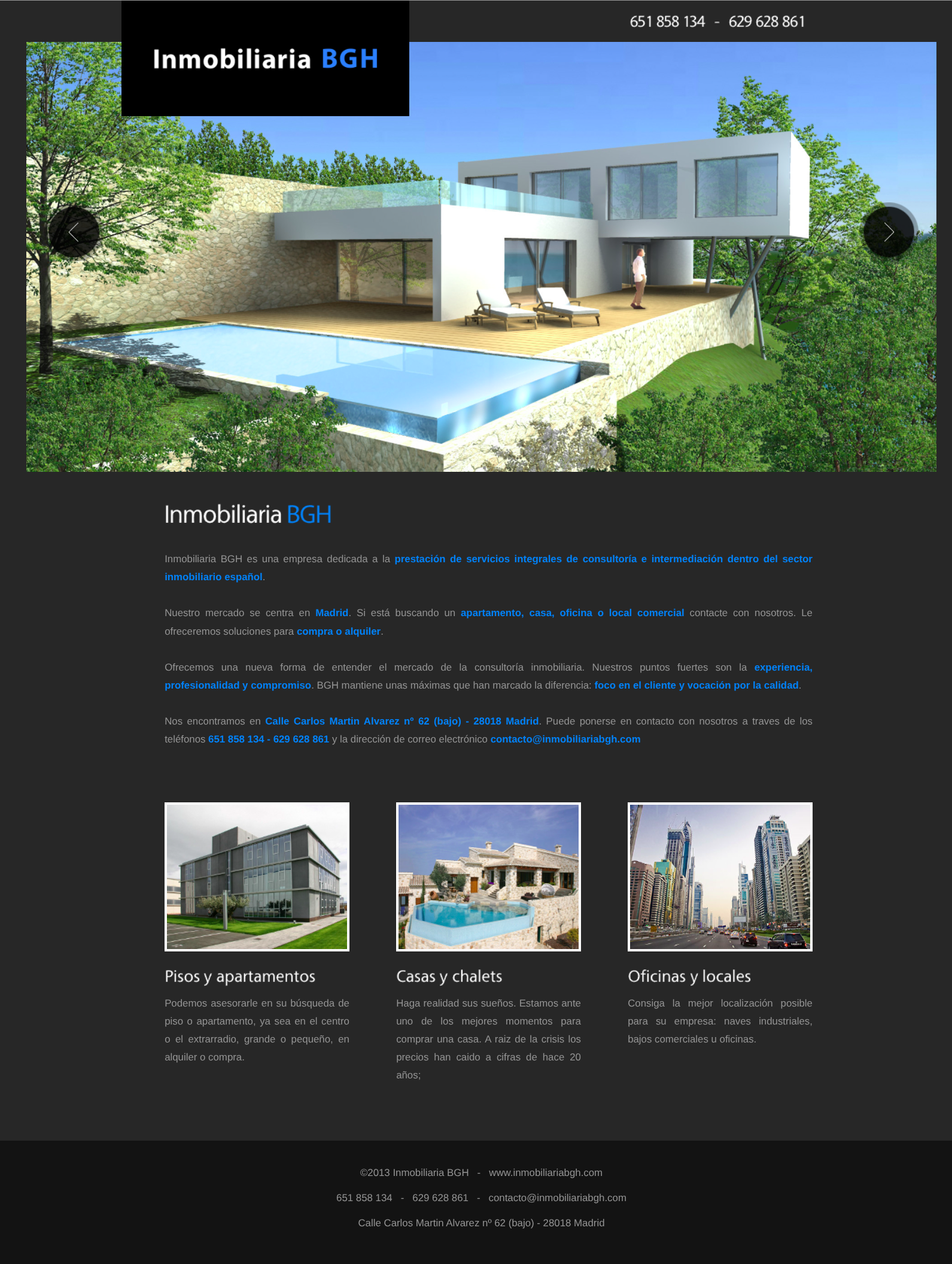 Captura de Inmobiliaria BGH
