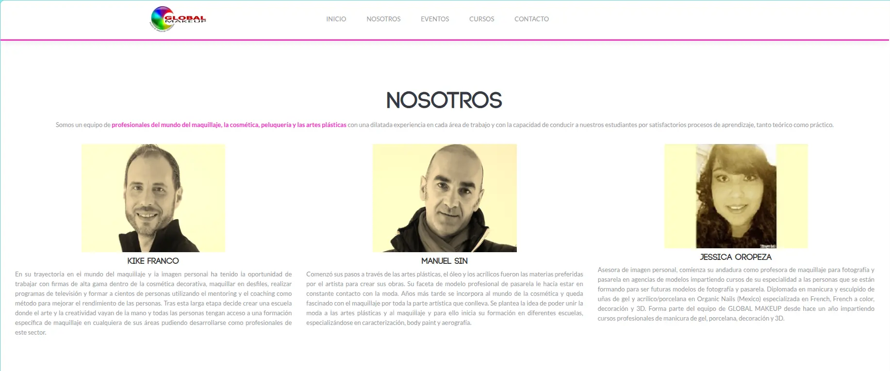 Captura de Global MakeUP