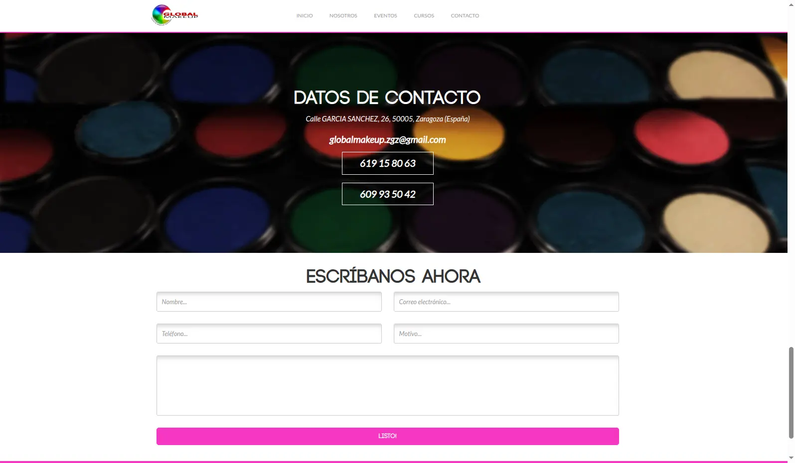 Captura de Global MakeUP